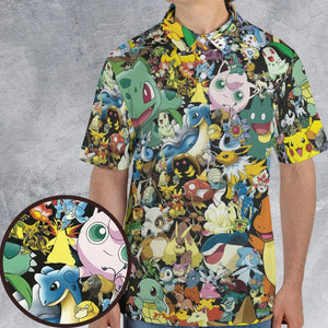 Gotta Catch 'em all Pokemon AOP Men/Women Polo Shirt