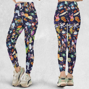 Nickelodeon Halloween Party Legging