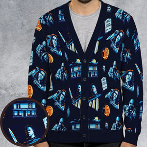 Horror Slasher Michael Myers Halloween Cardigan