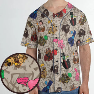 Look At Them Shine Mighty Boosh Unisex Baseball Jersey