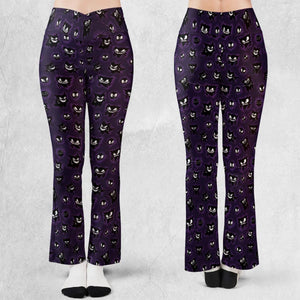Gastly Haunter and Gengar Pokemon Pattern Flare Leggings