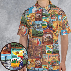 Big Thunder Mountain Frontierland AOP Men/Women Polo Shirt