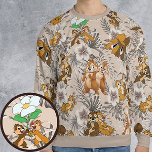 All-over Print Sweatshirt - ZY18UV3K - - 1