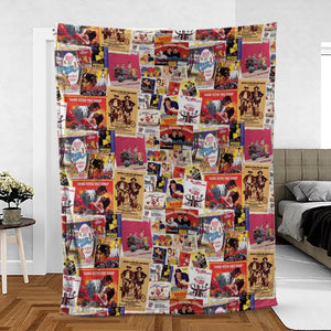 Hollywood Classics Collage Fleece Blanket