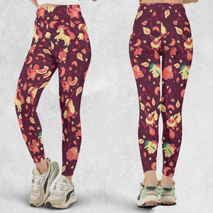 Fire Pokemon Pattern Legging