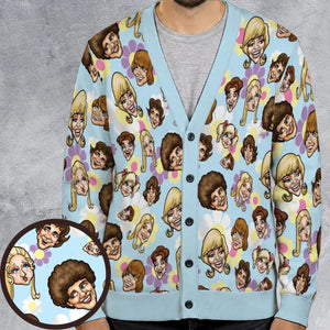 Retro TV The Brady Bunch Characters Cardigan