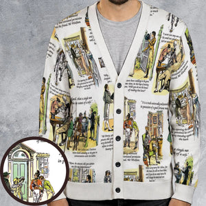 Scenes From Pride And Prejudice Cardigan