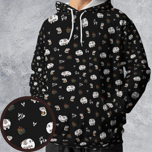 Appa Yip Yip Avatar Pattern All-over Print Hoodie