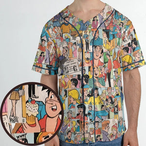 Archie Comics Characters Unisex Baseball Jersey
