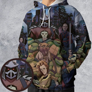 Turtles vs Ninja Teenage Mutant Ninja Turtles All-over Print Hoodie