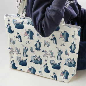 Shared Flat For Wizards Large Tote Bag