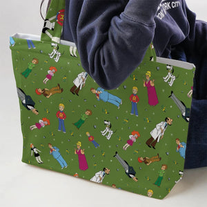 Money Comes To Me Easily Richie Rich Large Tote Bag