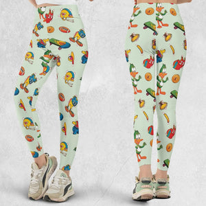 Plucky Duck Tiny Toon Adventures Legging
