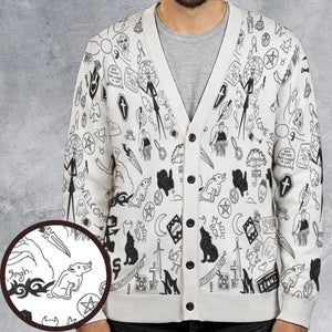 Buffy The Vampire Slayer Pattern Cardigan