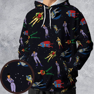 The Super Powers Team Super Friends All-over Print Hoodie