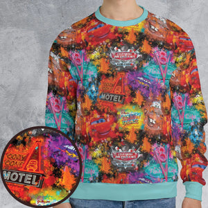 Neon Radiator Spring Cars All-over Print Sweatshirt