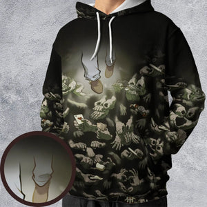 Funny Helping Hands Labyrinth All-over Print Hoodie