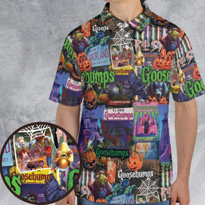 Goosebumps Pattern AOP Men/Women Polo Shirt