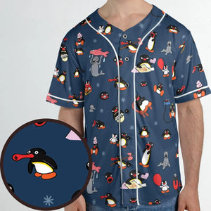 Noot Noot Pingu Unisex Baseball Jersey