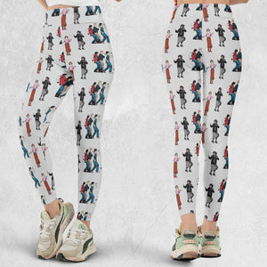 The Breakfast Club Characters Pattern Legging
