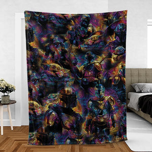 The Guardian Mandalorian Fleece Blanket