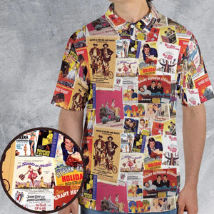 Hollywood Classics Collage AOP Men/Women Polo Shirt