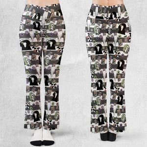 It's Showtime Halloween Beetlejuice Flare Leggings