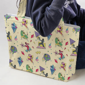 Morphin Team Power Rangers Large Tote Bag