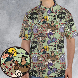 Groove Map The Emperor's New Groove AOP Men/Women Polo Shirt