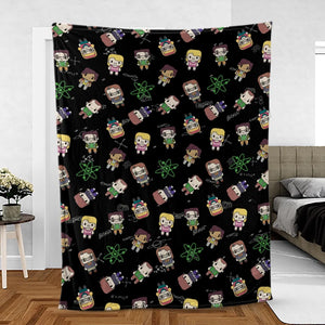 Geeky Bazinga The Big Bang Theory Fleece Blanket