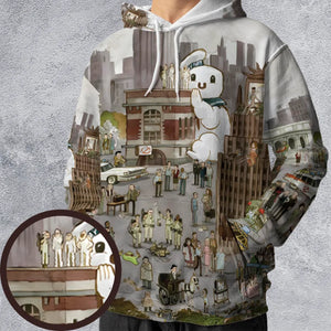 Ghostbusterland Ghostbusters All-over Print Hoodie