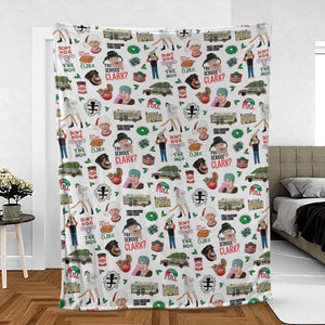 National Lampoon's Christmas Vacation Pattern Fleece Blanket