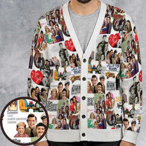 Stuck in the 80s Famous Sitcom Cardigan