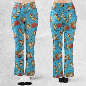 Fight! Aqua Teen Hunger Force Flare Leggings
