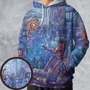 Bojack Horseman All-over Print Hoodie