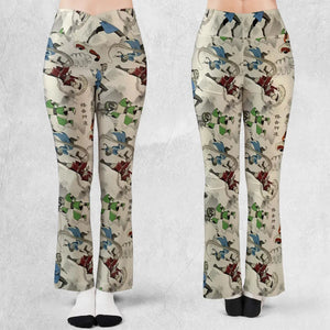 Aang Katara Toph Beifong Sokka Avatar The Last Airbender Flare Leggings