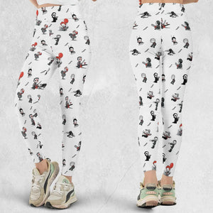 Baby Horror Characters Pattern Legging