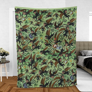 Flying Monkeys The Wizard Of Oz Fleece Blanket