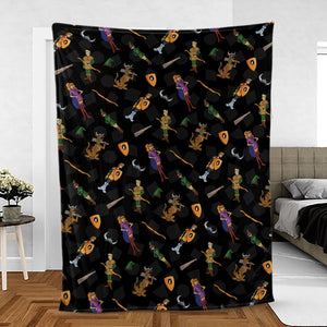 Dungeons & Mysteries Fleece Blanket