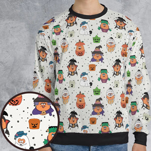 Memorable Friends McNugget Buddies Mcdonalds 1992 All-over Print Sweatshirt