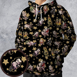 Wrestlers Mini Icons All-over Print Hoodie
