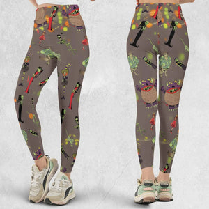Scary Godmother Characters Legging