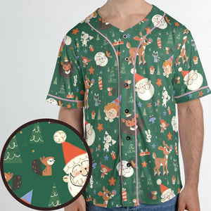 Rudolph The Red Nosed Reindeer Characters Unisex Baseball Jersey