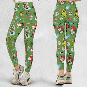 Santa Know Him Elf Legging
