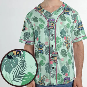 Teenage Mutant Ninja Squirtle Unisex Baseball Jersey