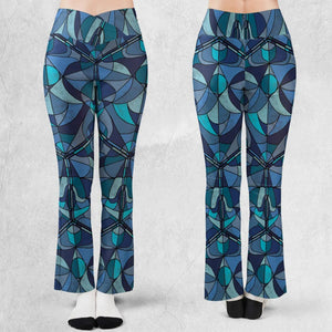 Stained Glass Monster RPG Flare Leggings