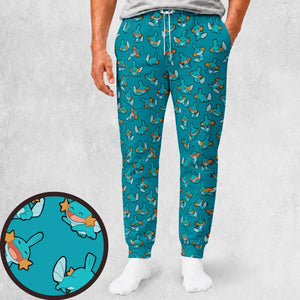 Cute Mudkips Pokemon Sweatpants