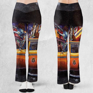 Movies Mashup Flare Leggings