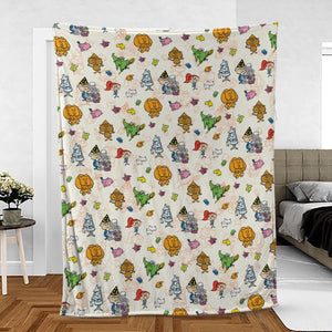 Chibi Tales Of The Wizard Of Oz Fleece Blanket