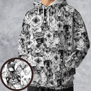 Just Cats All-over Print Hoodie